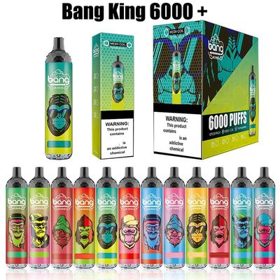 Μίας χρήσης Vape γεμισμένη εκ των προτέρων 15ml χονδρική τιμή Rechargable ejuice κτυπήματος king6000puffs