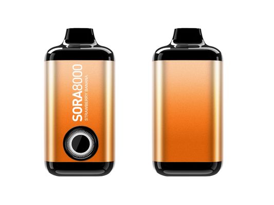 14 ml Sora 8000 Ξαναχρησιμοποιήσιμο Vape Bar 1.1ohm Mesh Coil 650mah τύπου-C επαναφορτιζόμενο