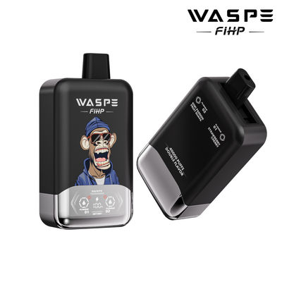 40000 φουσκάλες διπλής γεύσης WASPE FiHP 40K 36mL Προγεμισμένο απορριπτόμενο vape