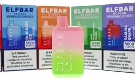 13ml φραγμός Vape BC5000 1.2ohm νεραιδών γεύσης φρούτων δεξαμενών χυμού