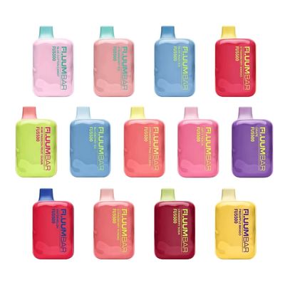 12ml Pre Filled Fluum Bar 5500 Juice Flavors Vape μιας χρήσης 650mAh
