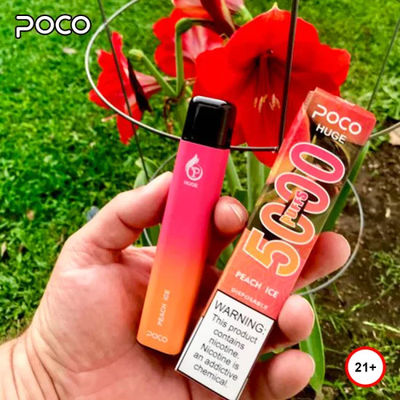ODM 5000 μίας χρήσης συσκευή POCO 5000 νικοτίνη 50mg cOem Vaping ριπών
