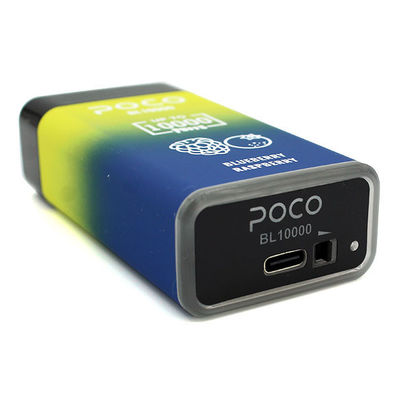10pcs/box 200pcs/case Big Puff Vape με USB-C τύπου φόρτισης και Mesh Coil για