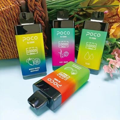 Η μεγάλη ριπή POCO BL10000 γέμισε εκ των προτέρων μίας χρήσης Vape 20ml 5% Nic 650mAh Rechargable