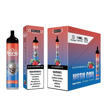 Βασιλιάς 6000 σπείρα 12 κτυπήματος Vape πλέγματος ριπών 1.2ohm διαθέσιμη τιμή εργοστασίων γεύσεων