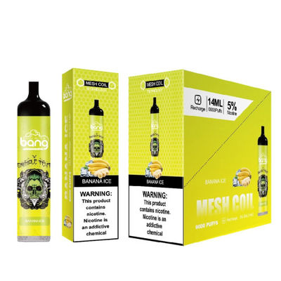 Οικονομικώς αποδοτική 15ml 6000puffs βασιλιάδων κτυπήματος σπείρα Rechargable ε -ε-cigs πλέγματος Vape