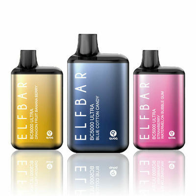 Μίας χρήσης ODM cOem συσκευών λοβών Vape υπερβολικό BC5000 φραγμών νεραιδών νικοτίνης 5%
