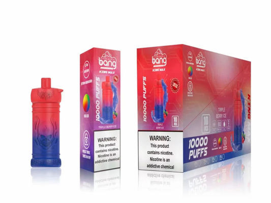 BangKing 10000 ριπές 5 μίας χρήσης μεγάλη ριπή Vape νικοτίνης με SUS304 Shell