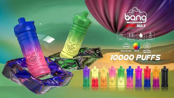 Ο βασιλιάς 10000 κτυπήματος ξεφυσά τη μίας χρήσης Vape συσκευή 20m ELiquid CBD με το άλας ροών αέρος 5% Nic
