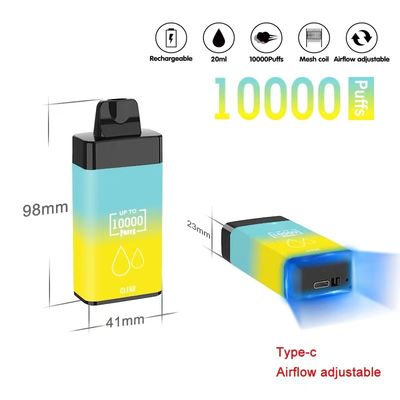 20 ml E υγρό 650mah τύπου C επαναφορτιζόμενη συσκευασία 200PCS ανά κουτί