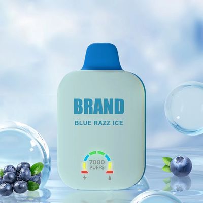 70g/pcs OEM Vape Smart Screen Ξαναχρησιμοποιήσιμο 12ml E Juice 7000 φουσκάλες