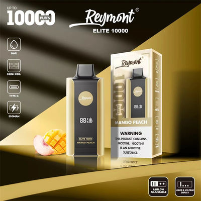 Ηλεκτρισμός 10000 Puffs Αποχρεωτική συσκευή βέϊπ 1.2ohm Αντίσταση πλέγμα σπείρας