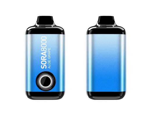 Sora 8000 Puffs Mesh Coil Προγεμισμένο Απορρίψιμο Βάιπ Με Πυρορροή 5% Nic
