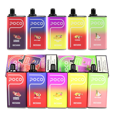 POCO BE5000 Φουσκάλες 14ml E Juice Vape Pen 1200mAh Ξαναχρησιμοποιήσιμα E τσιγάρα