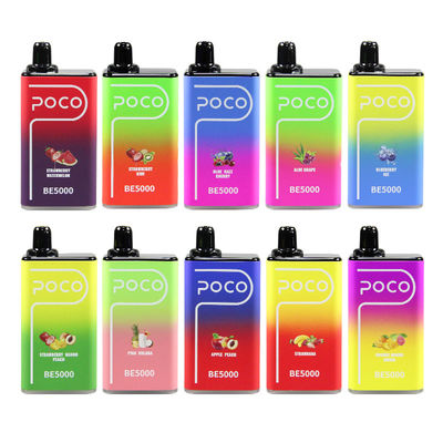 POCO BE5000 Φουσκάλες 14ml E Juice Vape Pen 1200mAh Ξαναχρησιμοποιήσιμα E τσιγάρα