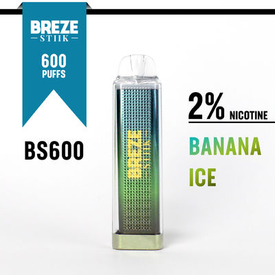 600Puffs Πένα για μια φορά με 2% νιτρικό για την εμπειρία του ατμού στο κουτί εμφάνισης