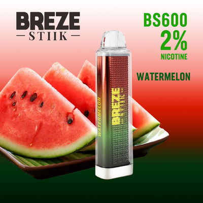 600Puffs Πένα για μια φορά με 2 ml ηλεκτρονικού υγρού και μπαταρία 500mAh
