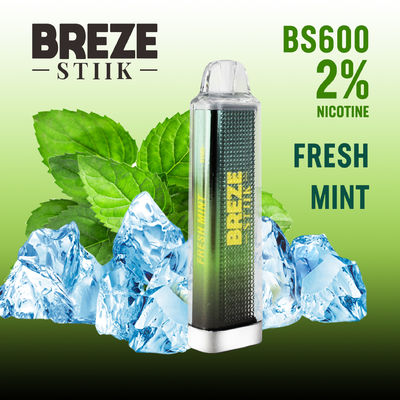 BREZE BS600 Βάσιμο ατμόσφαιρο 2 ml 500mah μπαταρία Nic Δύναμη 20mg