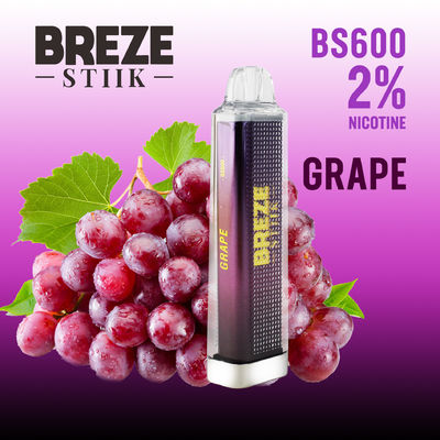 Εντατική 600Puffs συσκευή βιασμού μίας χρήσης με 2% νικ για την απόλυτη εμπειρία βιασμού
