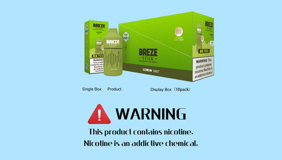 BREZE STIIK Προγεμισμένο βιαζόν για μία φορά με χωρητικότητα μπαταρίας 650mAh και στρογγυλή βύθιση
