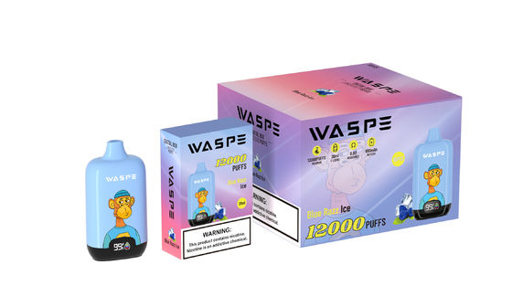 10 γεύσεις Waspe ηλεκτρονικό τσιγάρο με μπαταρία 650mAh και καλώδιο φόρτισης τύπου C