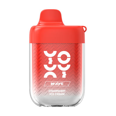 9000 Puffs Ξαναχρησιμοποιήσιμο Vape Μεγάλο Puff Vape Φρούτο γεύση Καρτόνι Συσκευή μεταφοράς