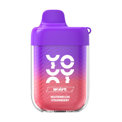9000 Puffs Ξαναχρησιμοποιήσιμο Vape Μεγάλο Puff Vape Φρούτο γεύση Καρτόνι Συσκευή μεταφοράς