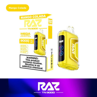 5% 50mg Δυνατότητα νικοτίνης ΗΠΑ Vape 1,2ohm Mesh Coil Φρούτα Falvors