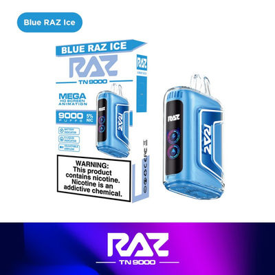 RAZ Mesh Coil OEM Vaporizer με οθόνη 9000Puffs για κανάλια διανομής OEM