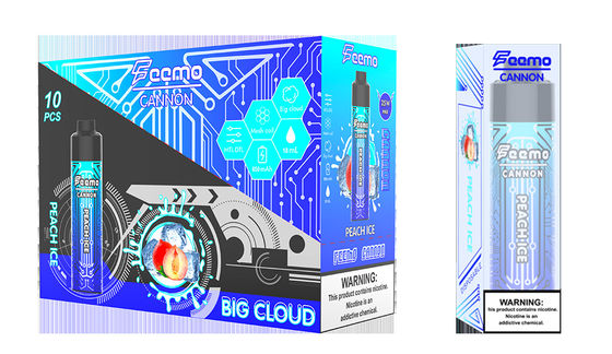120g DTL Big Puff τύπου C επαναφορτιζόμενο με φόρτιση τύπου C για γρήγορη φόρτιση