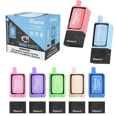 Η μπαταρία 650mAh POD Ξαναχρησιμοποιήσιμο ατμόσφαιρο με πάνω από 10000 πνιγμούς και 5% Nic Δύναμη