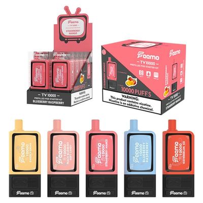 Περισσότεροι από 10000 πνίξεις POD Vape με 650mAh μπαταρία και 5% Nic Δύναμη