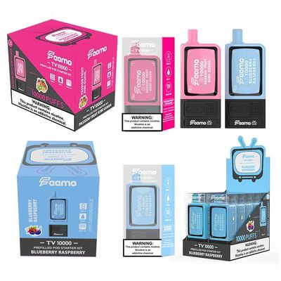 Περισσότεροι από 10000 πνίξεις POD Vape με 650mAh μπαταρία και 5% Nic Δύναμη