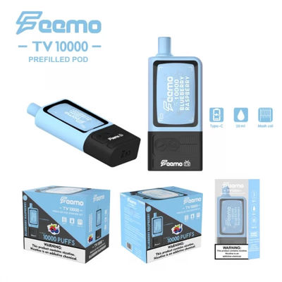 5% Nic Δυνατότητα Ξαναχρησιμοποιήσιμο Pod Vape για με χωρητικότητα 20 ml Cartridge