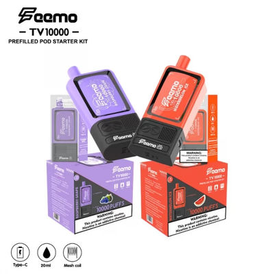 20 ml χωρητικότητας φυσίγγιας Μεγάλη φούσκωση Ξαναχρησιμοποιήσιμο vape με κορυφή γεμίσματος και πλέγμα σπείρας