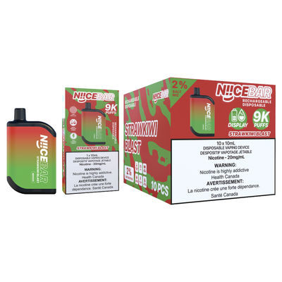 750mAh μπαταρία 9000Puffs 15ml E-Juice Ξαναχρησιμοποιήσιμο εξατμιστήρα Stick με 0/2%3%/5% Nic