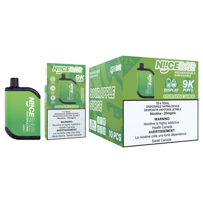 750mAh μπαταρία 9000Puffs 15ml E-Juice Ξαναχρησιμοποιήσιμο εξατμιστήρα Stick με 0/2%3%/5% Nic
