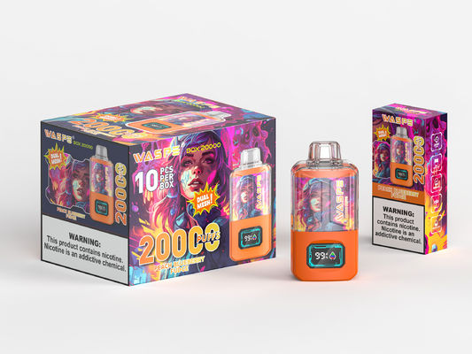 RGB Light Big Puff Vape μπαταρία 650Mah Sus304 20000Puffs