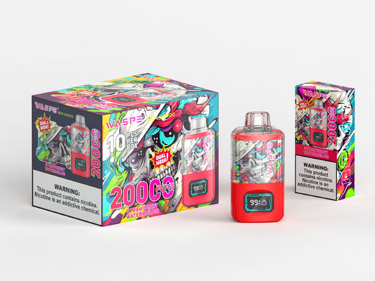 650Mah RGB Light Big Puff Vape με 24ml χυμό και 20000Puffs Sus304 Oem χρώμα