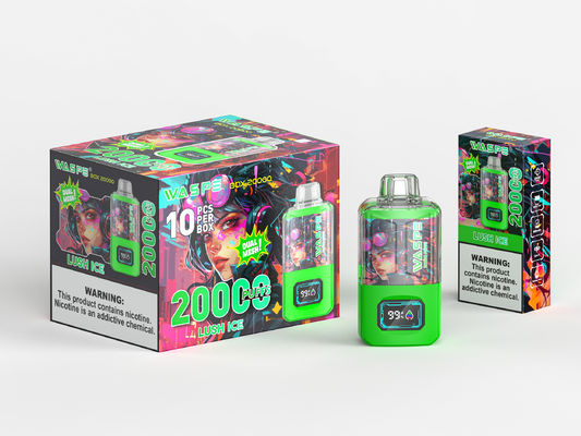 650Mah RGB Light Big Puff Vape με 24ml χυμό και 20000Puffs Sus304 Oem χρώμα