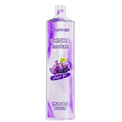 Μεγάλη χωρητικότητα SUS304 Μεγάλο Puff Vape με 24 φρουτώδεις γεύσεις 0%/2% Nic OEM χρώμα