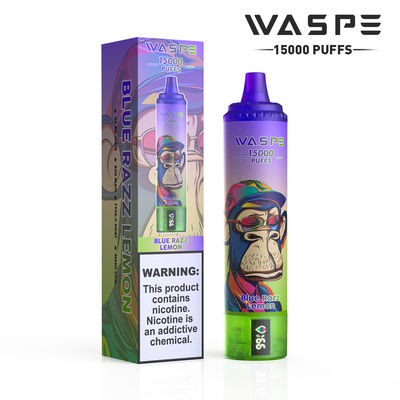 Φρουτώδεις γεύσεις Μεγάλο Puff Vape με χωρητικότητα μπαταρίας 650mAh OEM χρώματα και επεκταμένα 15000 Puffs