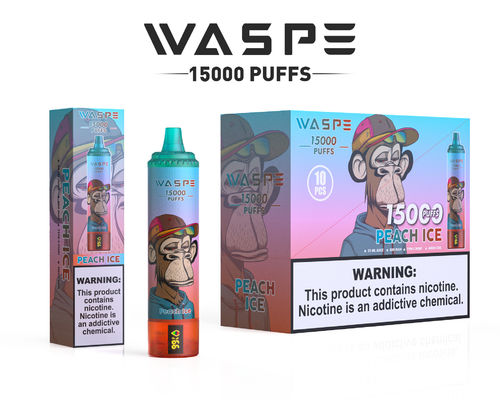 Τύπος C Πύλη φόρτισης 15000 Puffs Vape με Rgb Light 2% Nic 22ml χωρητικότητα χυμού