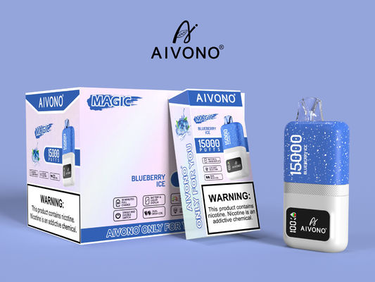 Διπλό πλέγμα σπείρας Smart Vape Pen με 15 γεύσεις φρούτων 15k Puffs Custom Logo Design