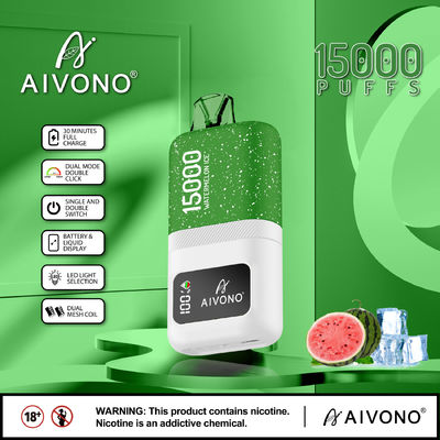 Δύο πλέγματα E Vape Smart Pen 15 γεύσεις φρούτων 24 ml οθόνη υγρής χωρητικότητας