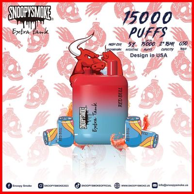 Φρούτο γεύση ΗΠΑ Vape με 1,2ohm Mesh Coil Διπλό 18mL E υγρό 15000 Puffs