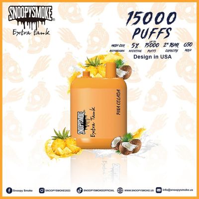 Διπλή δεξαμενή 18ml USA Vape 650mAh Τύπος C επαναφορτιζόμενο 5% 50mg Δυνατότητα νικοτίνης