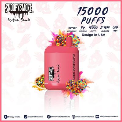 Διπλή δεξαμενή 18ml USA Vape 650mAh Τύπος C επαναφορτιζόμενο 5% 50mg Δυνατότητα νικοτίνης