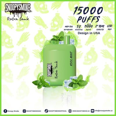 650mAh Τύπος C επαναφορτιζόμενη μπαταρία ΗΠΑ Βάιπ με γεύσεις φρούτων