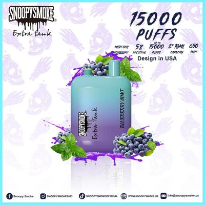 Φρούτο γεύση ΗΠΑ Vape με 1,2ohm Mesh Coil Διπλό 18mL E υγρό 15000 Puffs